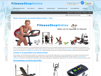 Fitness Shop Online voor al uw fitness apparatuur.
