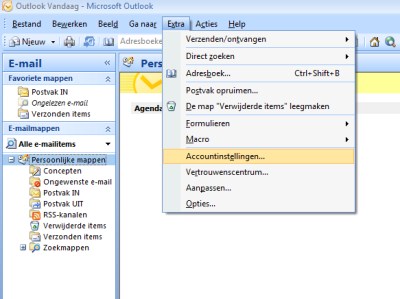 Outlook 2007 - E-mailaccounts